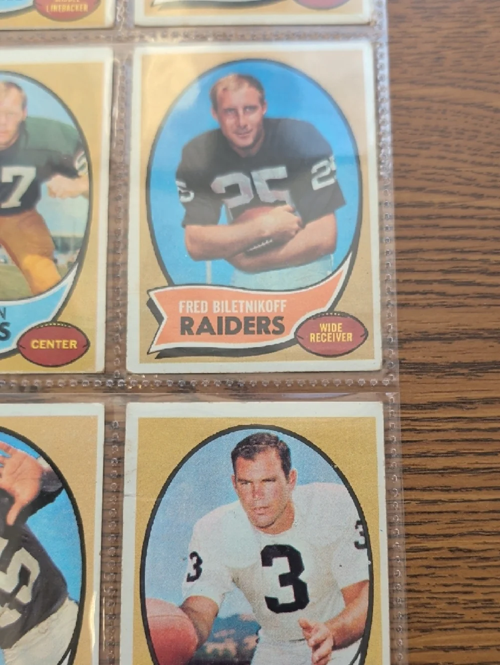 Vintage 1970 NFL Football Trading Card Lot - Multi Team - Picture 5 of 15
